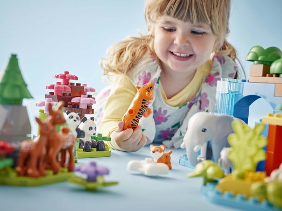 LEGO DUPLO Stad 3-in-1 families van wilde dieren - 10446