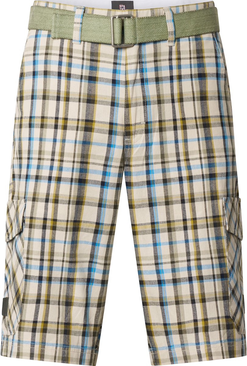 Jan Vanderstorm herren Bermuda - 68 - olijf - Plus Size