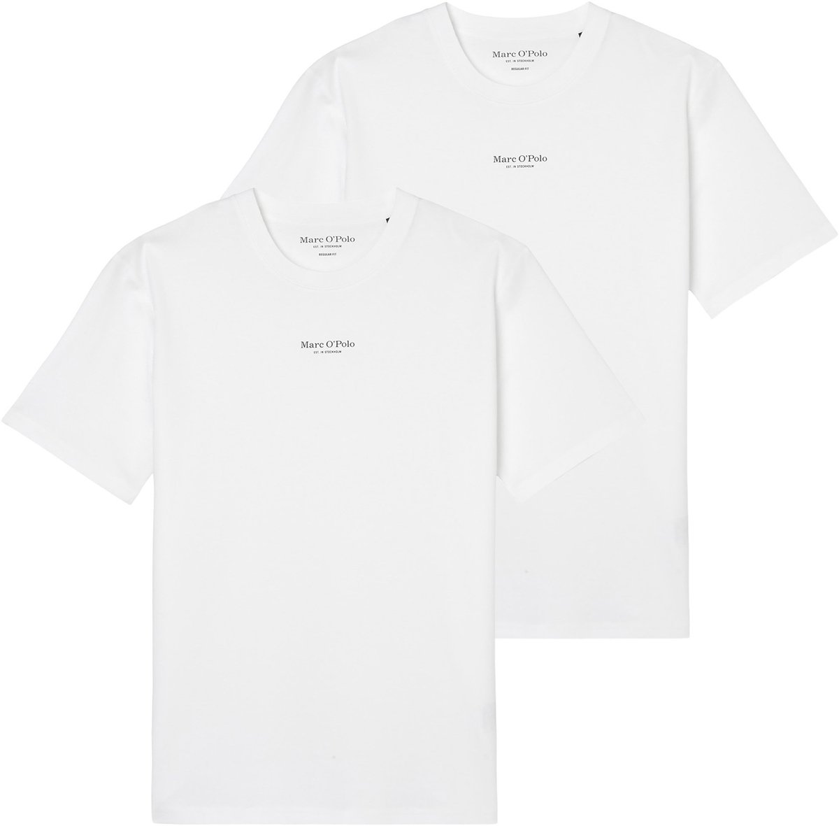 Marc O Polo T-shirt Medium-Logo Set van 2