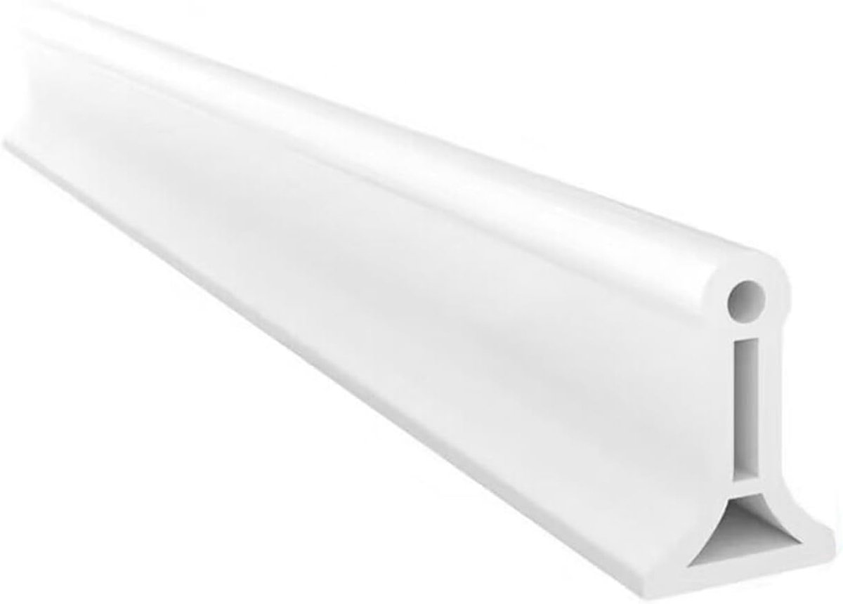 2 m Waterbescherming Strip - Zelfklevend Waterblok voor Keuken - Toilet - Doucheruimte (Wit)