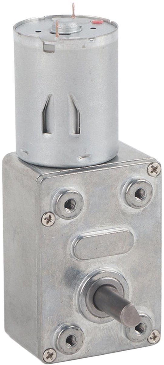 Store_9 - Omkeerbare High Torque Ontwormde Motorreductor - DC 12V Lage Snelheid Gear - Ideaal voor Deuropener - Micro Motor - 62RPM - Geschikt voor...