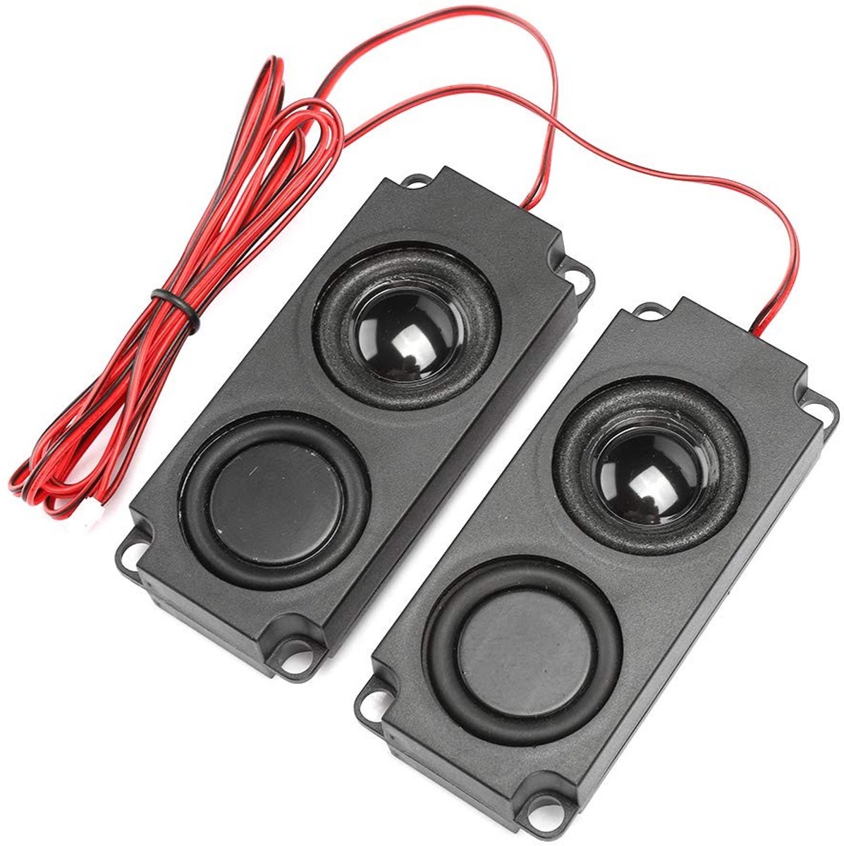 Vt products - Luidspreker - Draagbare Stereo Kegelluidspreker - 40 Mm Holte - Zware Basaudio - Geschikt voor TV-monitor - 8Ω 5W