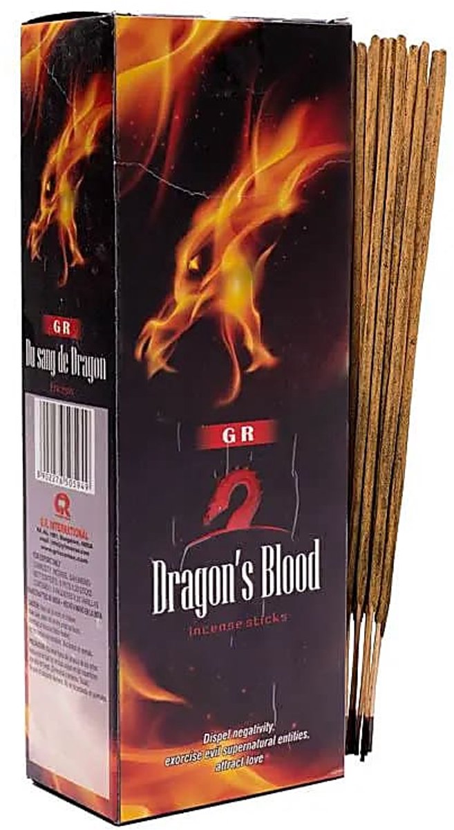 GR Yogi & Yogini naturals Wierook Dragon Blood - hexagram (20 gram) - wordt per 1 stuks verkocht zand
