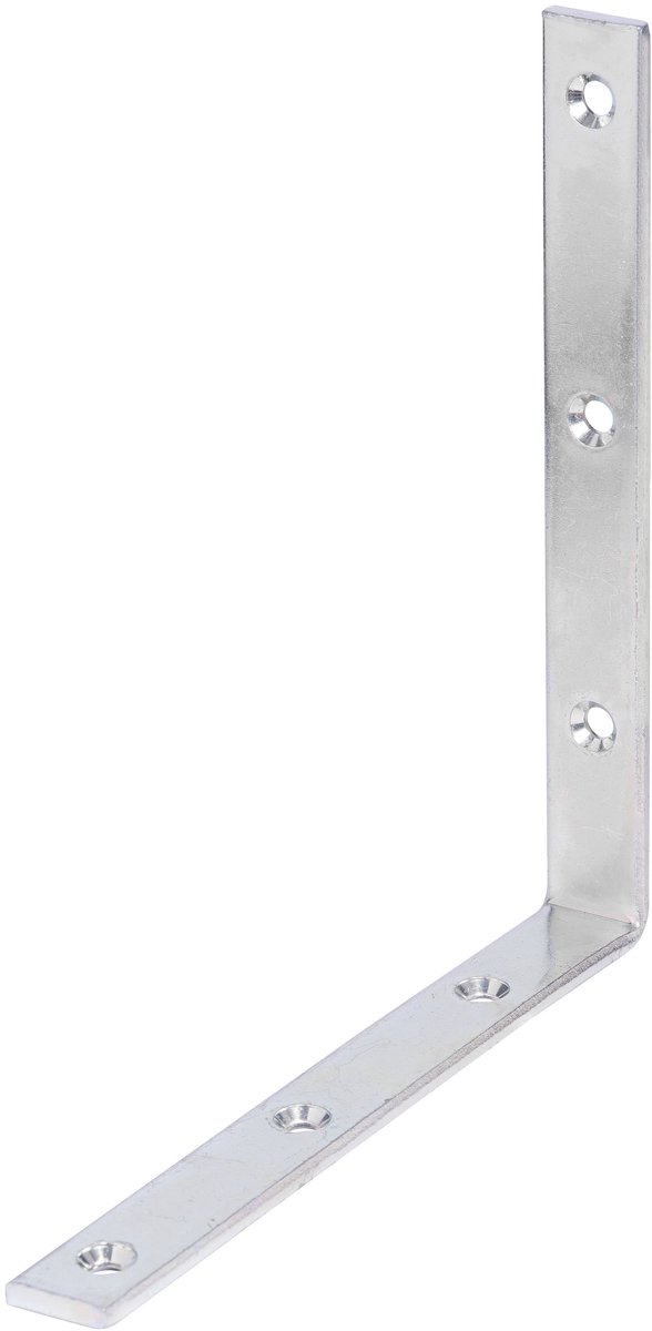 Alberts 339135 balkhoek | smal | galvanisch verzinkt, gechromateerd | 180 x 180 x 20 mm
