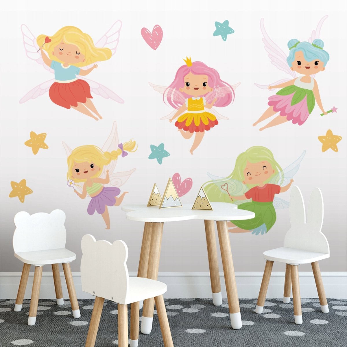 Wallvy Serie - Kinderwandstickers - 50x100cm - Hoge Opaciteit - Mat Folie