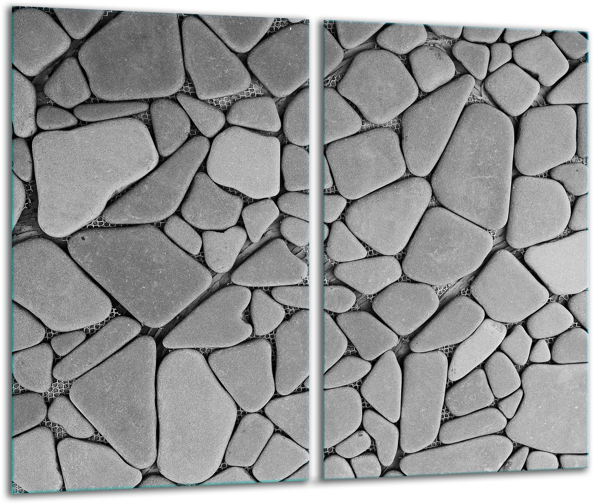 TMK ArtDeko - Snijplank Glas - 30x52 cm - Inductie Kookplaten - Bescherming Tegen Hitte