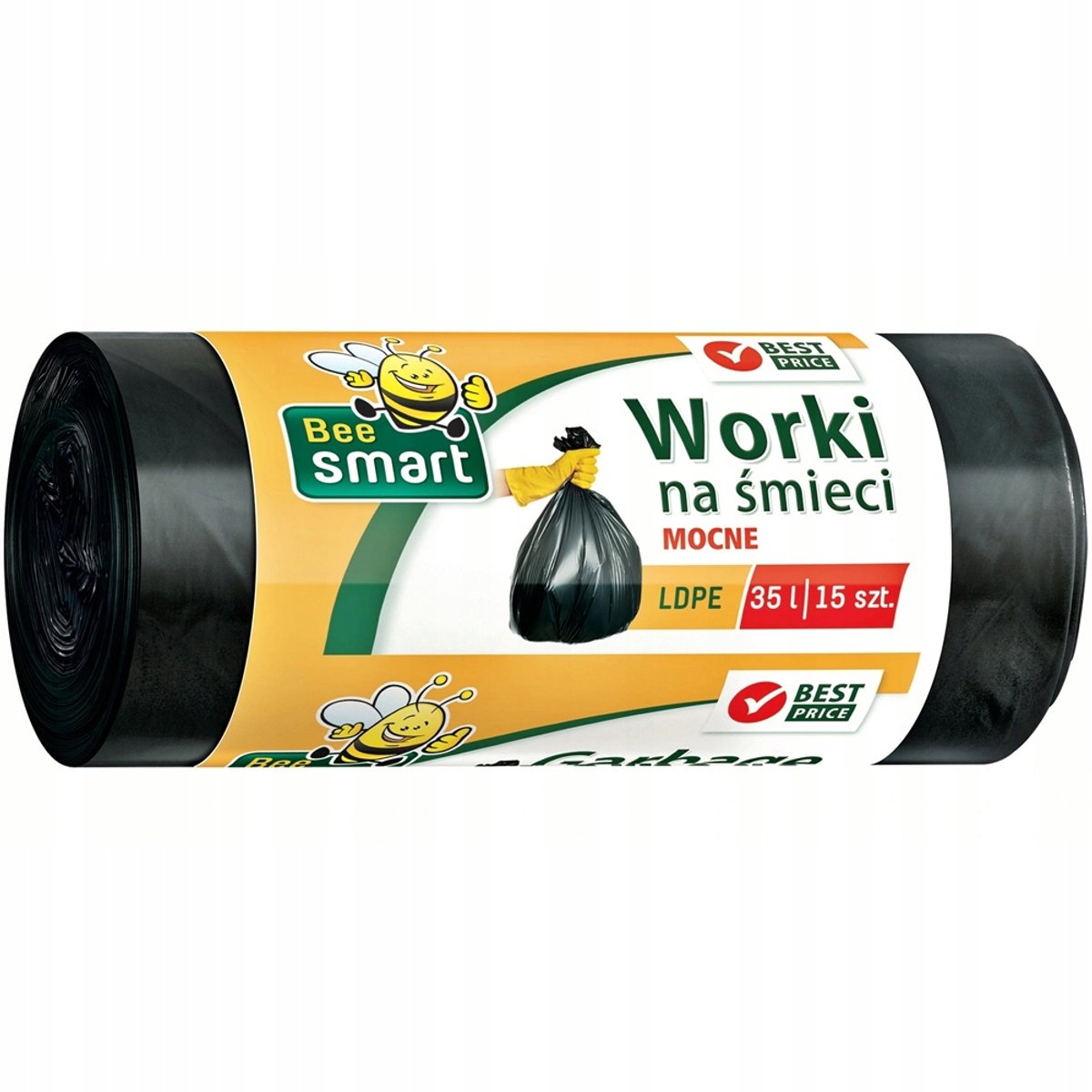Bee Smart Paclan - Afvalzakken - 35L - 15 stuks - HDPE