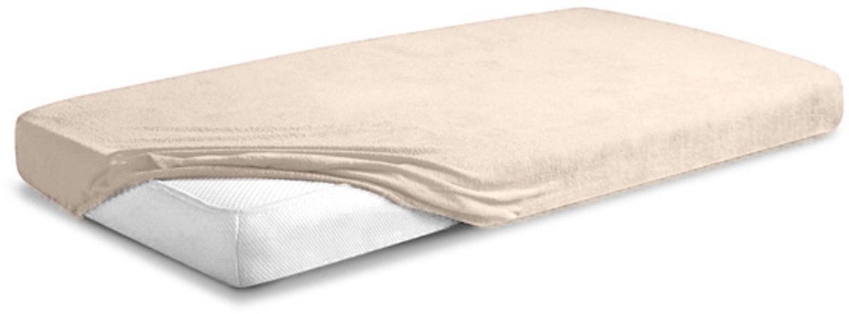 Matex Premium Serie - Frotte Hoeslaken - 110x190 cm - 120x200 cm - Beige