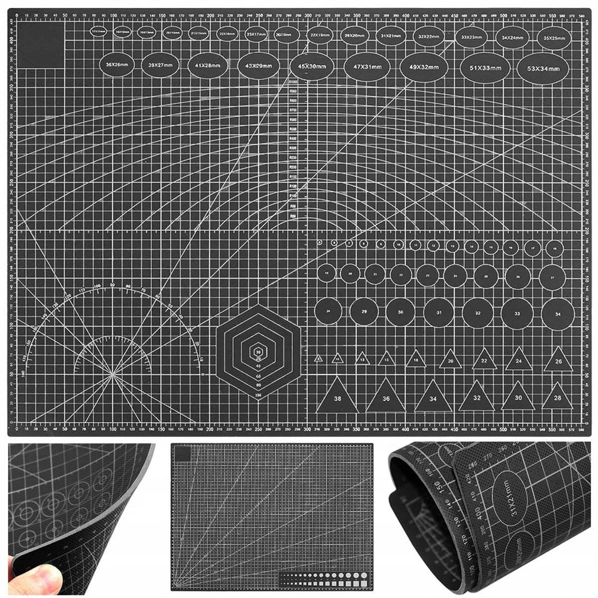 Hangzhou A Link Star Technology Co. Limited - Snijmat - Zelfherstellend - Dubbelzijdig - 45cm x 60cm