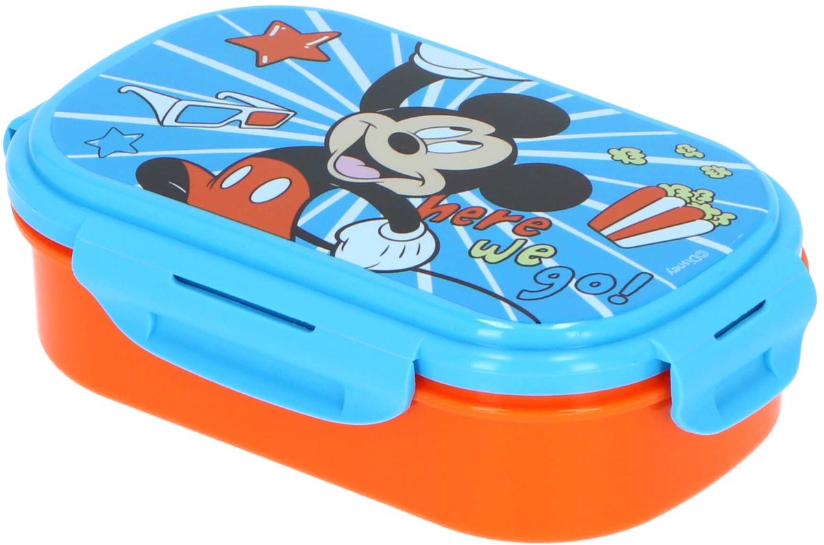 Mickey Mouse Lunchbox met bestek