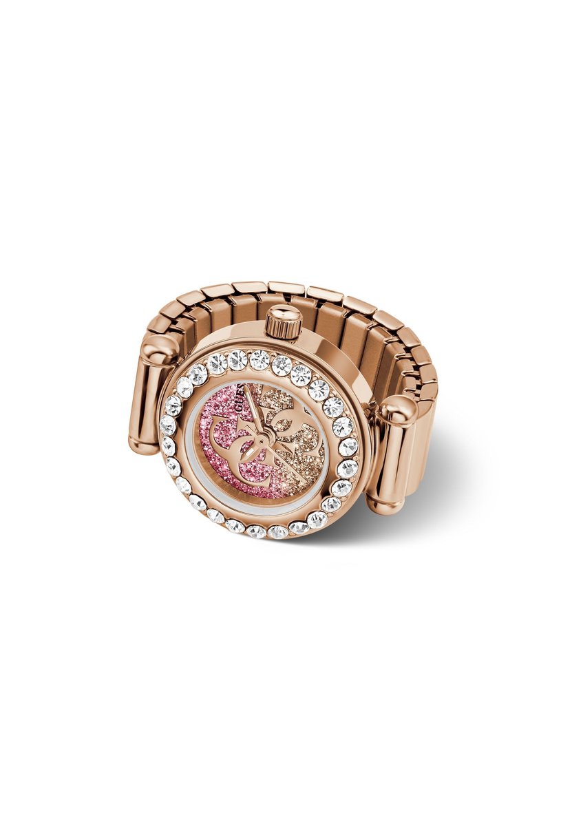 Guess Anna Quartz Analoog Horloge Roze Gouden Toon Kast: 100% Roestvrij Staal | Armband: 100% Roestvrij Staal 18 mm GW1022L1, GW1022L2, GW1022L4, GW1078L1, GW1078L2, GW1078L4