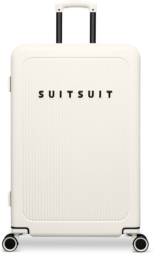 SUITSUIT Koffer 75x48x29 cm - Reiskoffer - Koffer groot - TSA Slot - 71L - Caretta - Tofu White