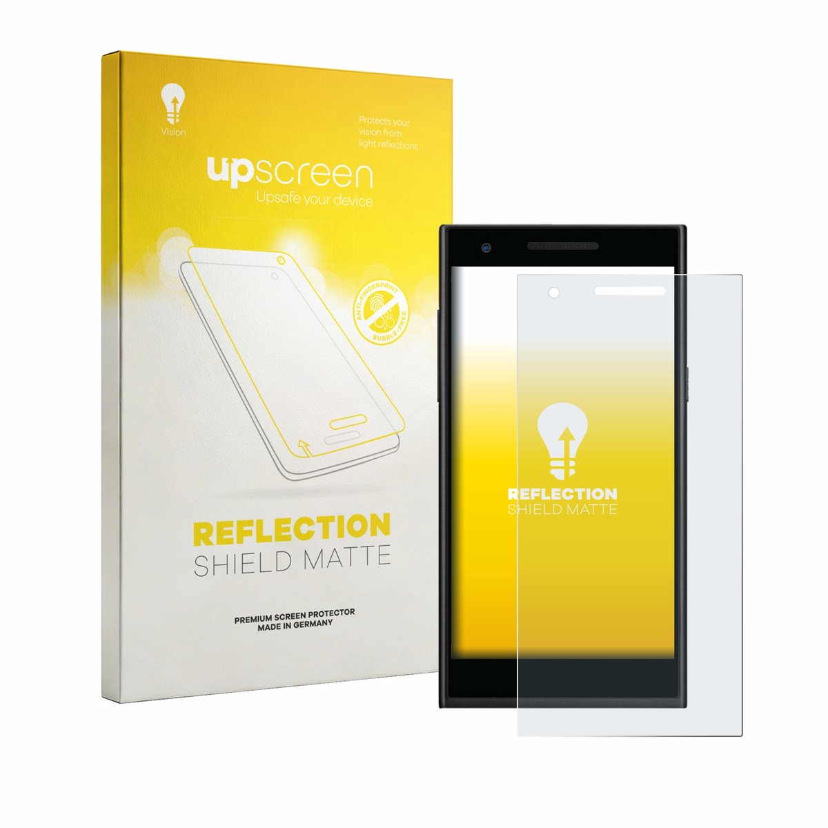upscreen - Screenprotector voor Philips S396 - Folie Beschermfolie anti glare matte