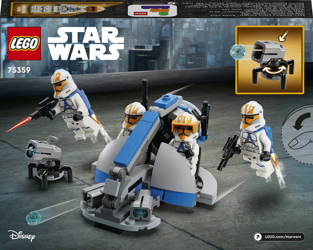 LEGO Star Wars 332nd Ahsoka's Clone Trooper Battle Pack - 75359 — afbeelding 18