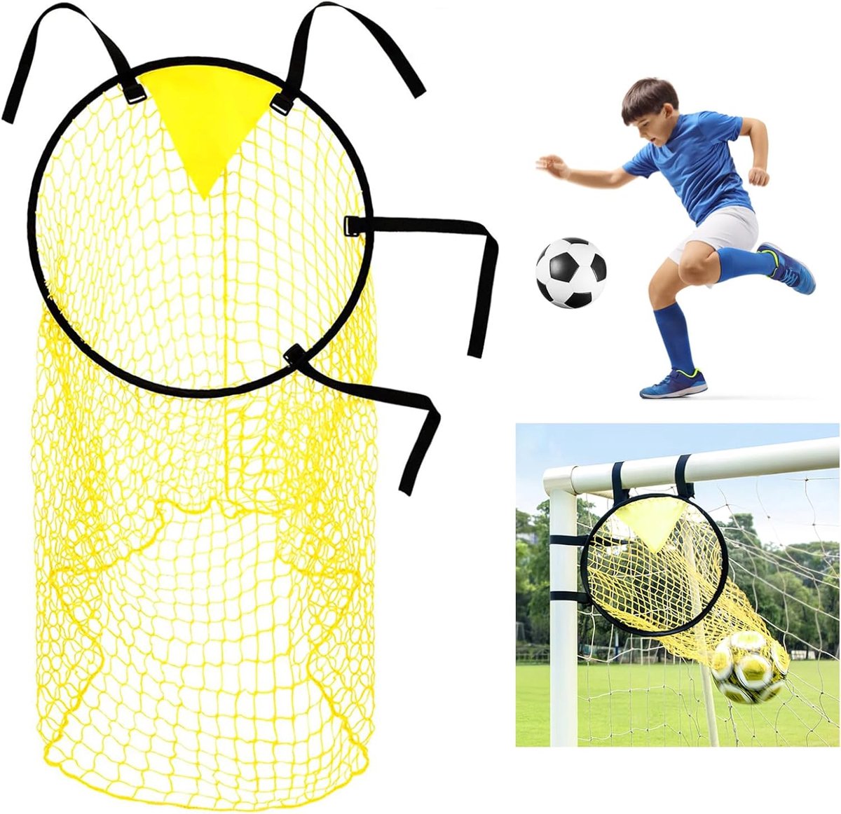 Football Goal 45 x 60 cm - Top Football Goal Accessory met Frame - Gemakkelijke Montage en Accessoires voor Voetbaldoel
