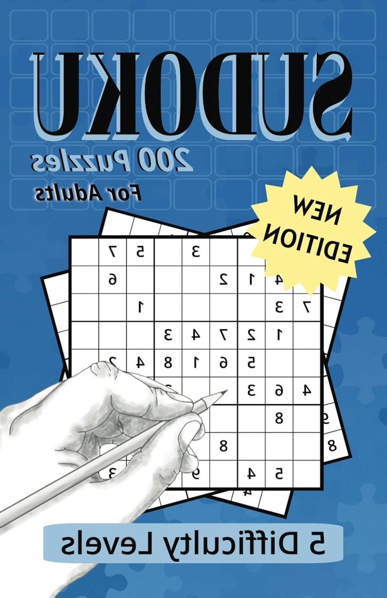 Sudoku Boek - Puzzelboek Logica - Brein Trainen - 200 Puzzels - 122 Pagina's - Niet gespecificeerd