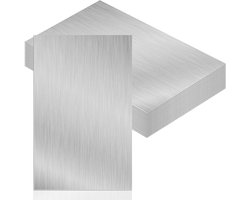 Aluminium Knipplaat - Dakrand Bescherming Voeglood - Dak Waterdicht Maken - Weerbestendige Extra Laag - 5 x 7 Inch - Zilver