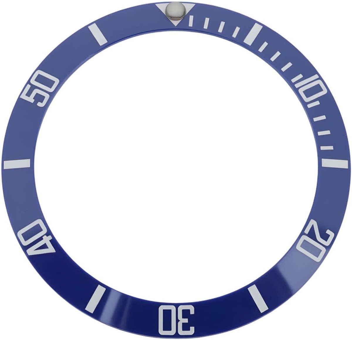 Ceramic Bezel Insert Ring 38x30.8x1.6mm - Geschikt voor Rolex SUB 116610 - 16610 - Blauw - Horloge Accessoire