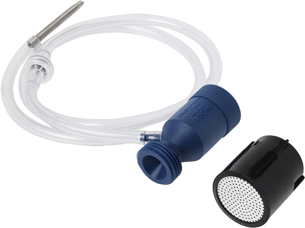 Sifonmixer met terugslagklep - Bemester met slang - Planten bemesten - Externe terugslagklep - 170 cm - Blauw