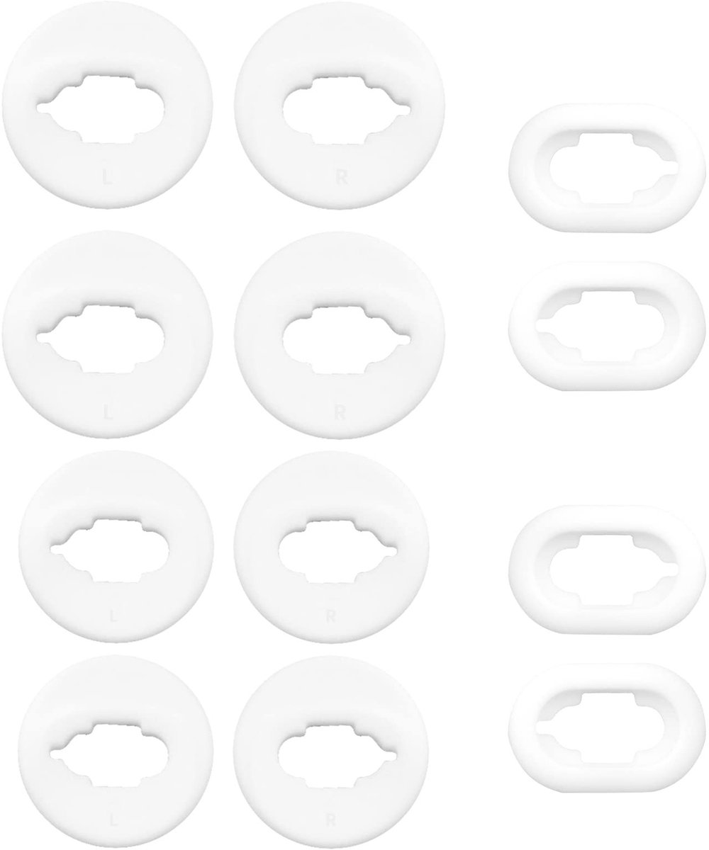 Allecto - Oordopjes Vervanging - Compatibel met Samsung Galaxy Buds Live - Wit - Siliconen Oordopjes - Zachte en Comfortabele Pasvorm - 6 Paar
