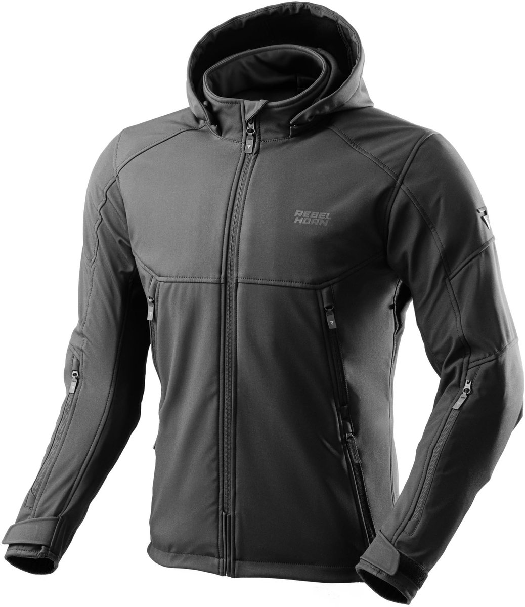 Rebelhorn Slash Softshell waterdichte motorfiets textieljas -