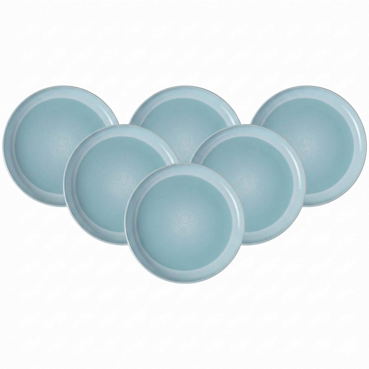 Speiseteller Perlemor Aqua ø 27,1 cm Set van 6