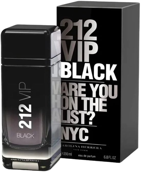 Carolina Herrera 212 Vip Black 200 ml Eau de Parfum - Herenparfum