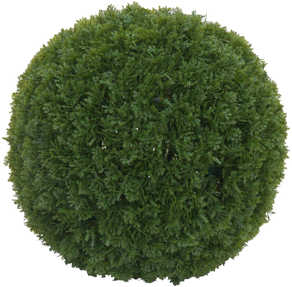 MCW Kunststruik MCW-O96, Thuja-bol Decoratieve plant Kunstplant Levensboom kunstmatig, buiten, polyethyleen Ø 32 cm Groen