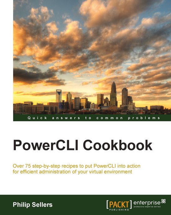 PowerCLI Cookbook - cover