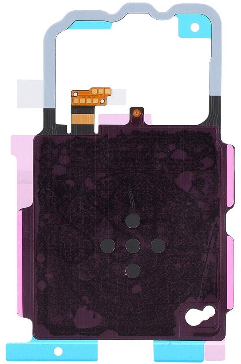 Allecto - Draadloze oplader - NFC-antenne - Eenvoudig te installeren - Zwart - Flex-spoelkabel - Geschikt voor S8 Plus G955F / G955U
