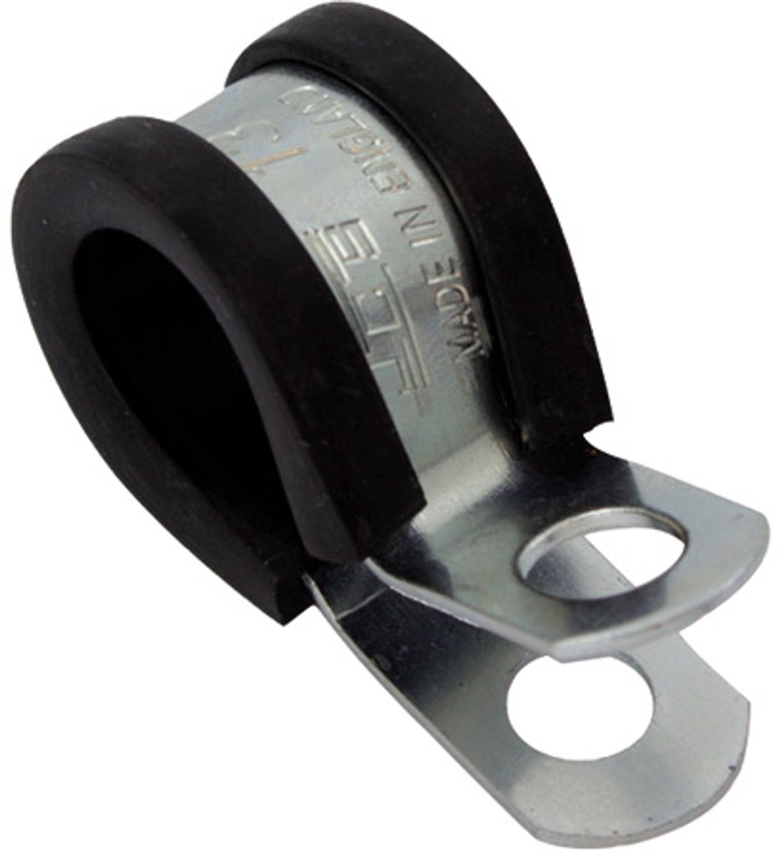 RVS P-CIPS MET RUBBER OMMANTELING (4 STUKS)