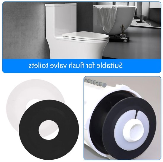Set van 2 Ventielafdichtingen, Geschikt voor Siamp Skipper 45 en Storm 33A, Siliconen Afdichtingen, Waterdicht en Duurzaam, Diameter 72 mm, Toiletonderdelen en Accessoires van Merkloos — afbeelding 4