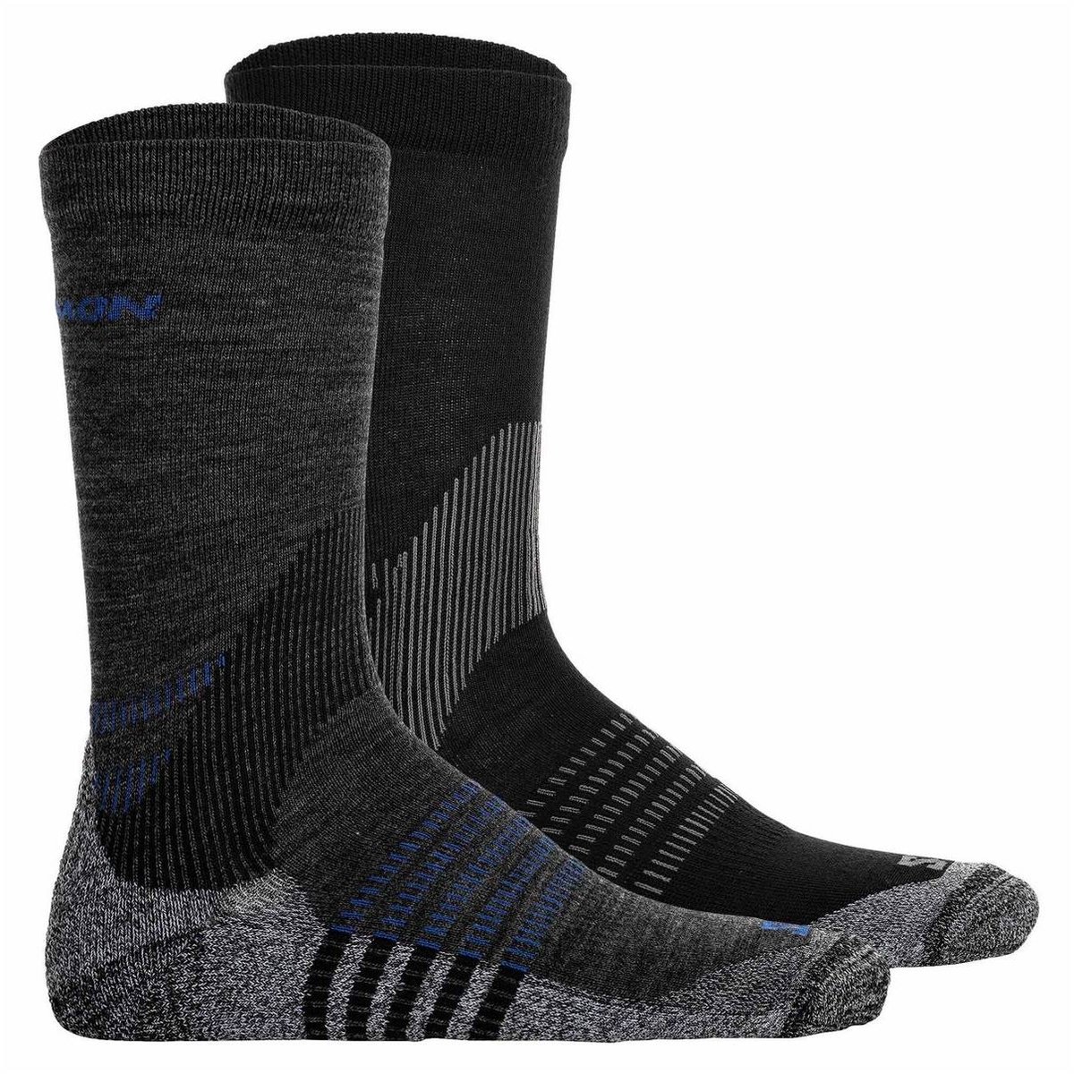Salomon - X Ultra Access Crew Socks | 2-Pack | Sokken | Maat M / 39-41 - Antraciet / Zwart — cadeau in Cadeau-ideeën - foto 2