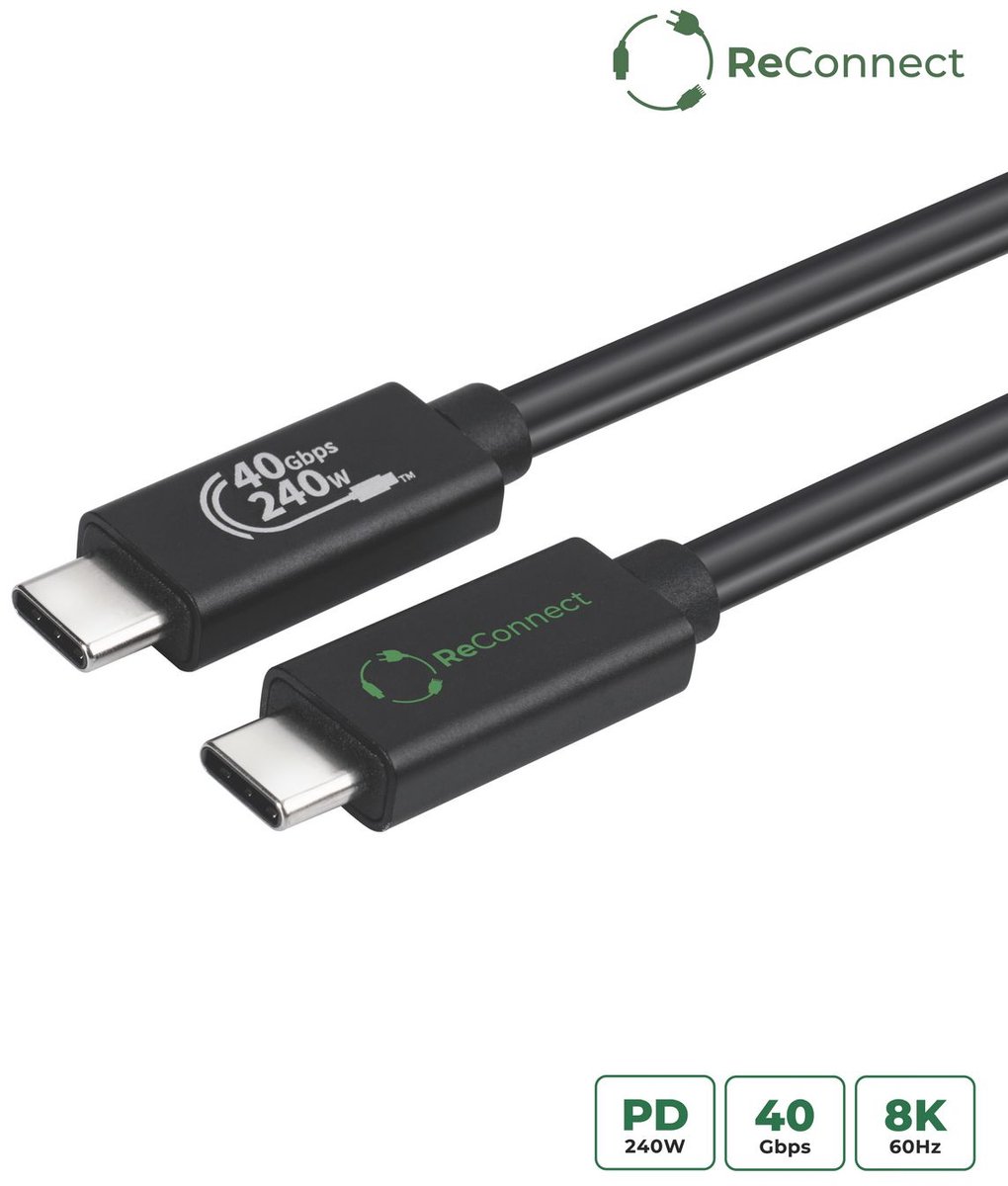 ReConnect USB4 Gen 3x2 cable,