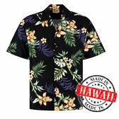 Hawaii Blouse Mannen - Shirt - Hemd - 100% Viscose - Overhemd Heren Korte Mouw - Made in Hawaii "Kona Sunset" Maat XXL