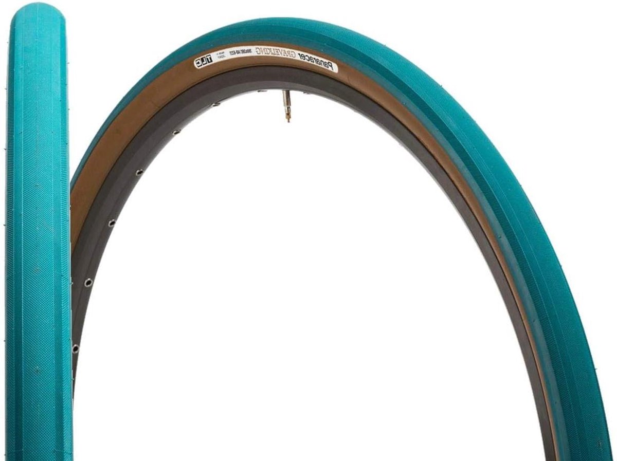 Fietsprofiel Band - All-road Band - Avontuurlijke Ritten - Natuurrubber Compound - 700x38C - Bruin Blauw