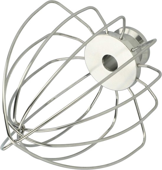 Keukenmachine Set - Garde Kneedhaak - Voedsel Bereiden - Praktische 3-delige set - Verschillende maten - Zilverkleurig — afbeelding 3