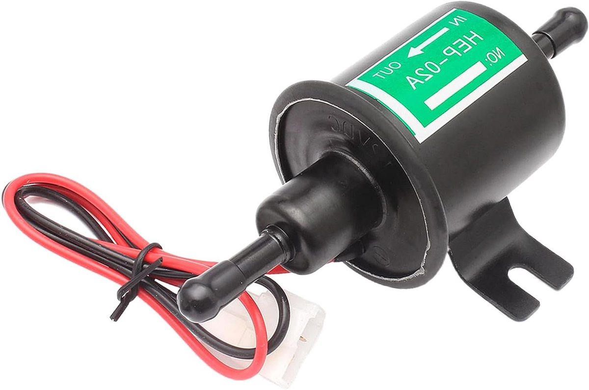 Elektrische Oliepomp - Lage Druk Pomp - Motoronderhoud - Efficiënte Smering - 15.5x9x7.5 cm - Zwart
