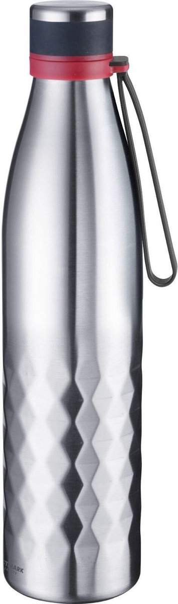 Dailygoods- Thermosfles 1000 ml - Dubbelwandig RVS - Houdt 8 uur warm/koud - Koolzuurbestendig - BPA-vrij - Ideaal voor onderweg - Drinkfles