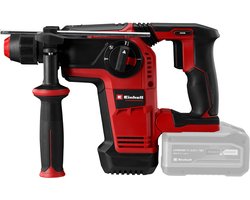 Einhell Professional Accu Boorhamer TP-HD 18/26 Li BL Solo - Power X-Change - 18 V/Li-ion - 2,6 J - Pneumatisch slagwerk - SDS plus - 4-functies: boren/hamerboren/Beitelen met of zonder beitelslot - Incl. E-box - Excl. accu en lader