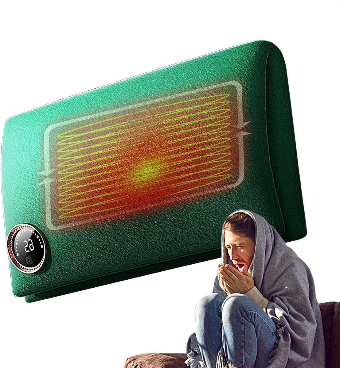 Elektrische Warmwaterzak - Warmwaterkruik USB - Warm Blijven - Snel Opwarmend - 19 x 27 cm - Grijs