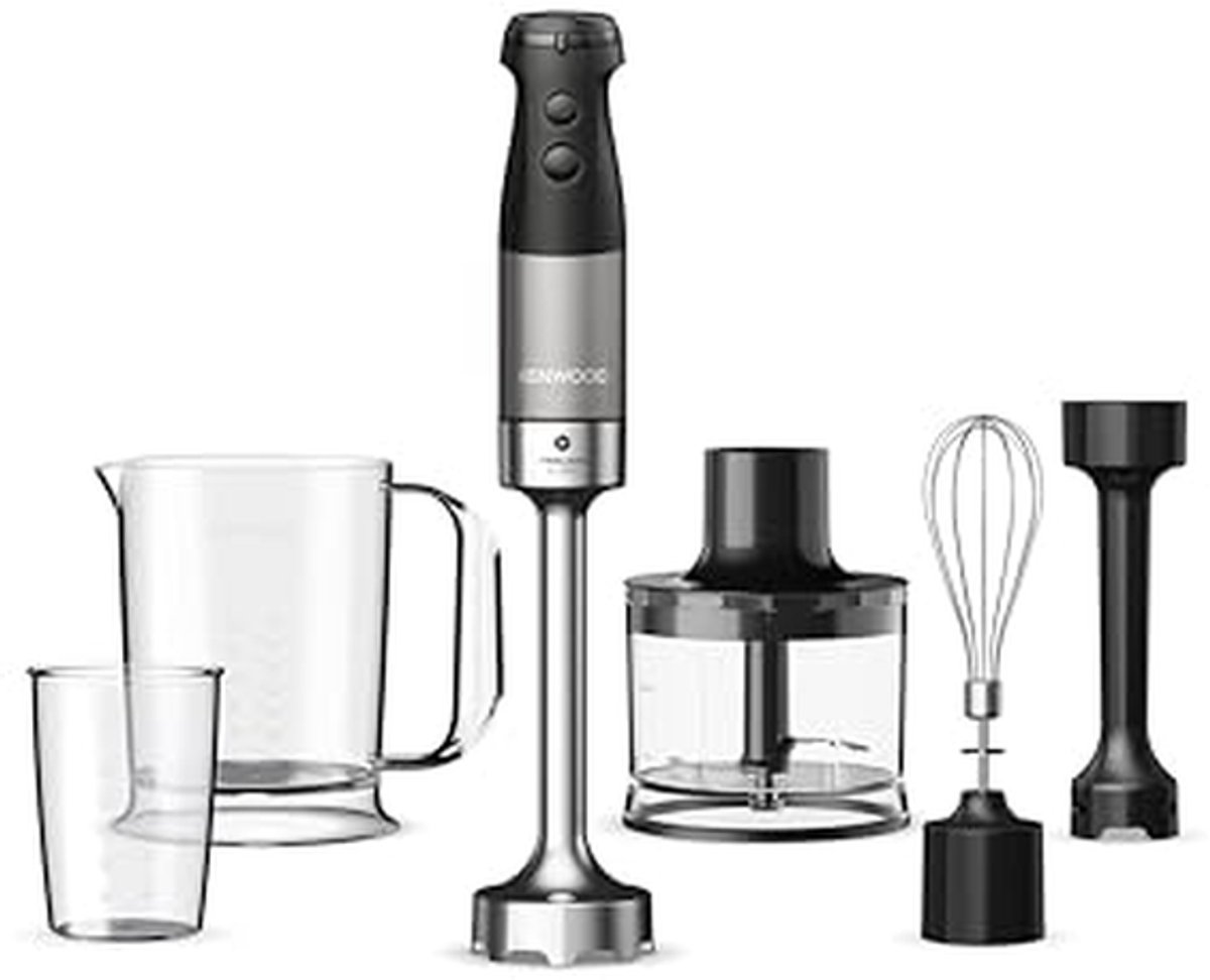 Handmixer Set - Keukenapparaat - Maaltijden Bereiden - Krachtige 1200W Motor - 500 ml - Zwart