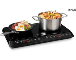 Induction hob, 2 plates, Cooktron double induction hob, Hob Induction, touch control