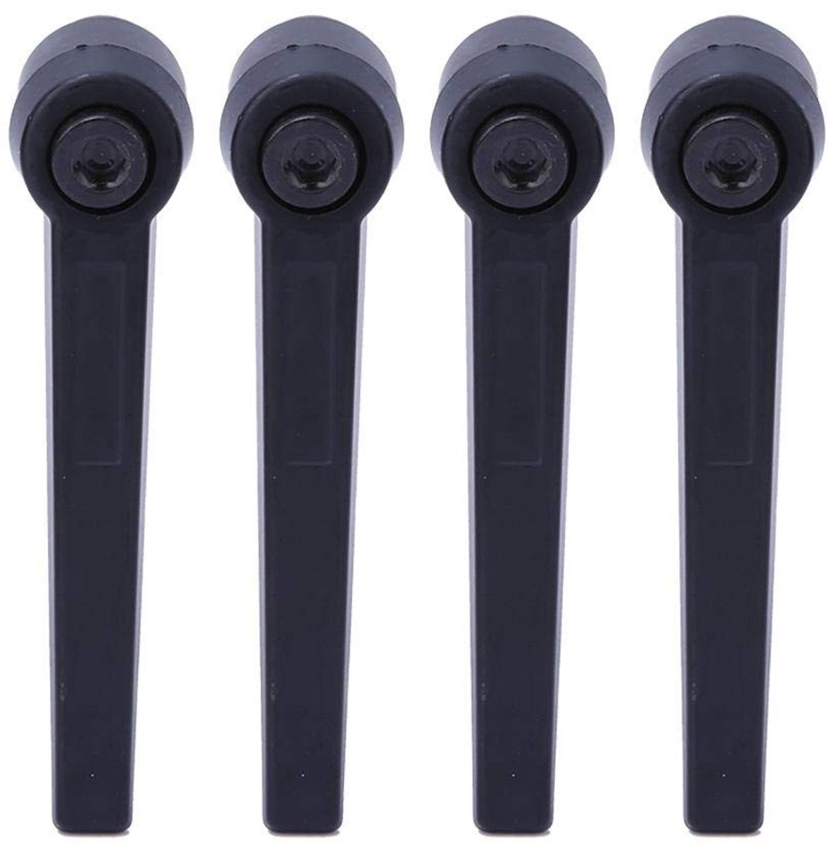 Dailygoods- Verstelbare Klemmen - 4 Stuks - Roestvrij Staal - Handgrepen voor Machines - Corrosiebestendig - Hoogwaardige Klemhendel - 80mm Lengte