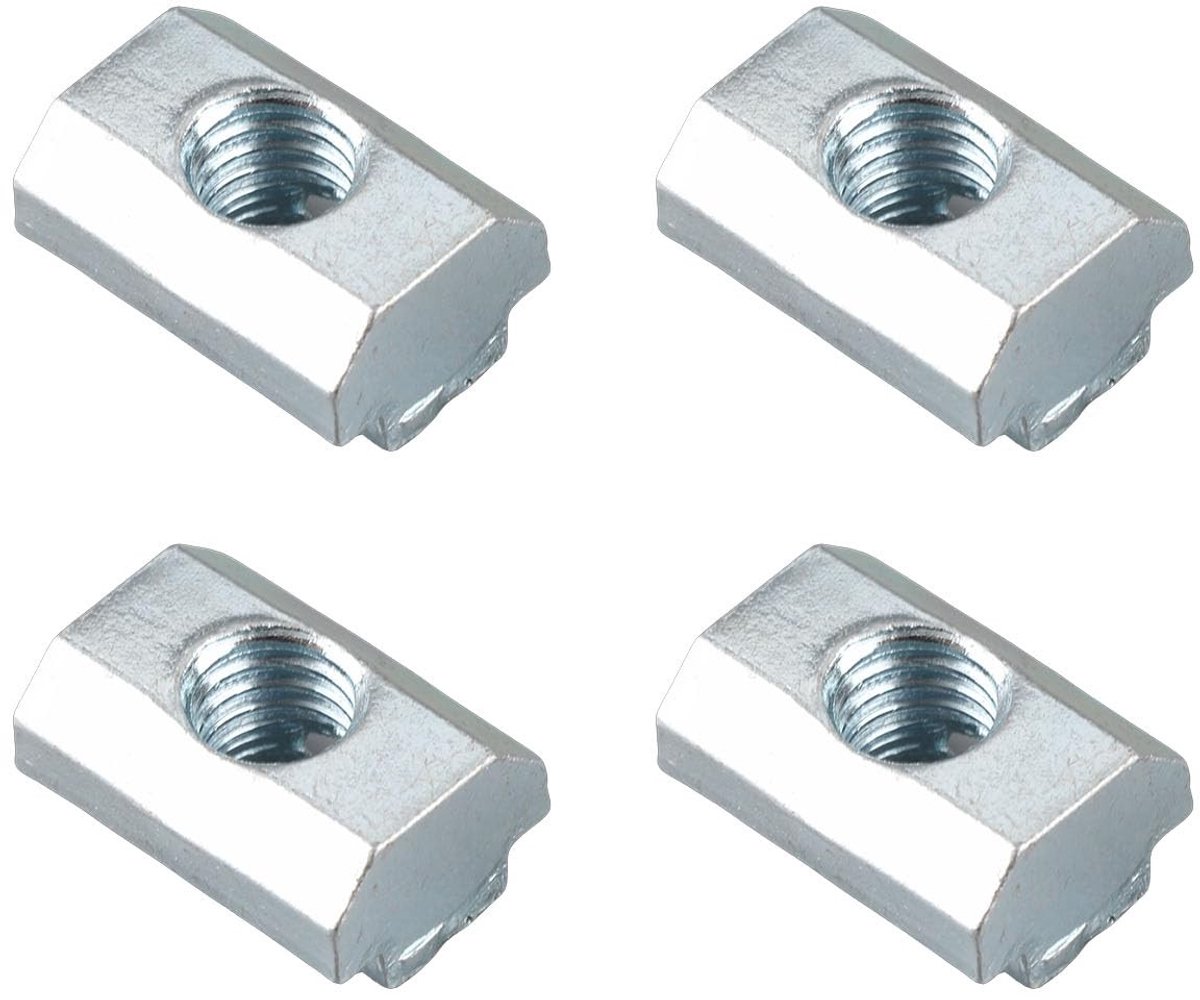 Dailygoods- T-nut 20 Stuks - Hamerkopmoeren - Koolstofstaal - Roestbestendig - Voor Aluminium Profielen - Lange Levensduur - Moeren