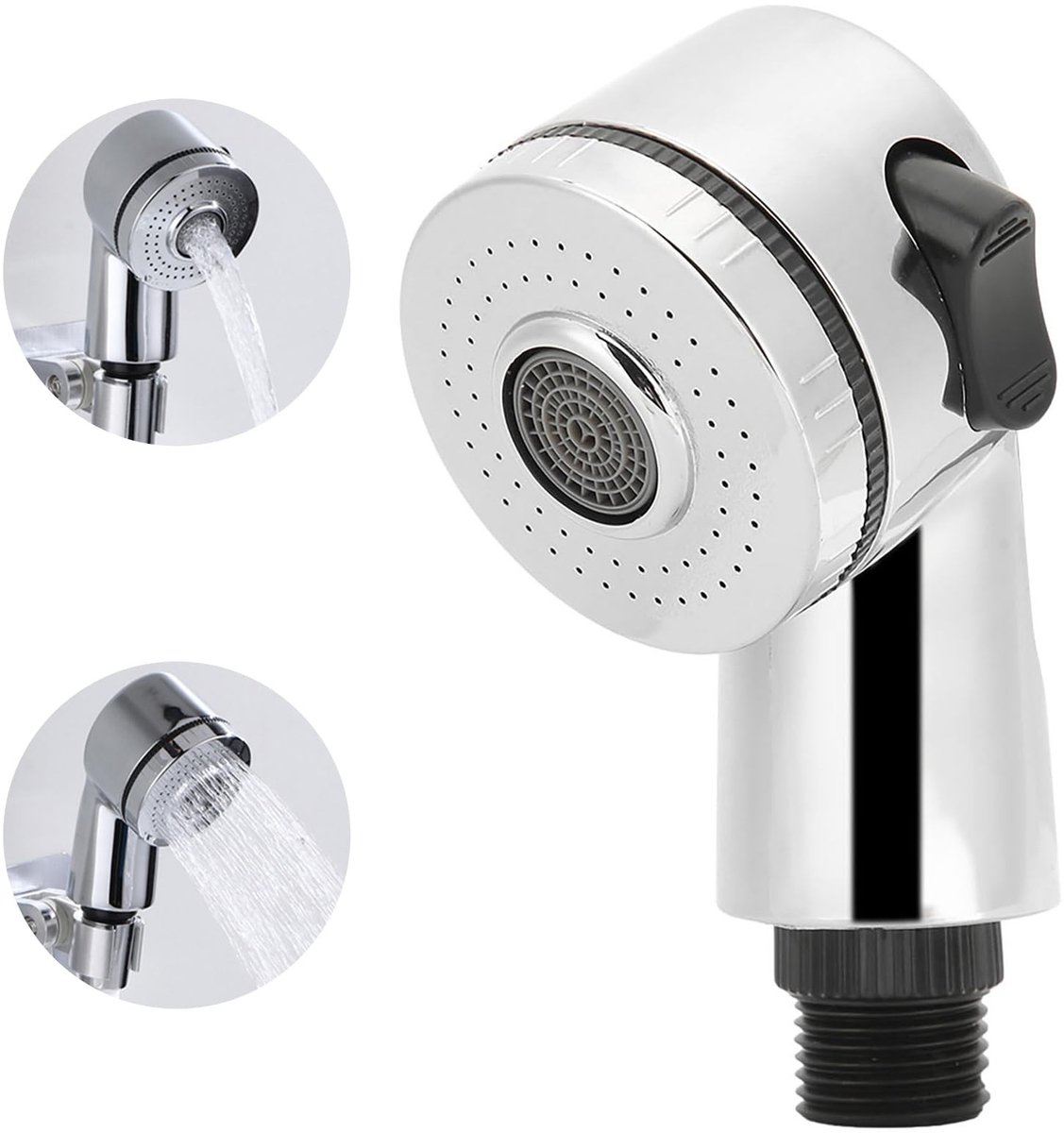 Dailygoods- Douchekop Hoge Druk - Afneembare Handdouche - Verstelbare Regendouche - Side Switch Type - Eenvoudige Installatie - Twee Straalmodi