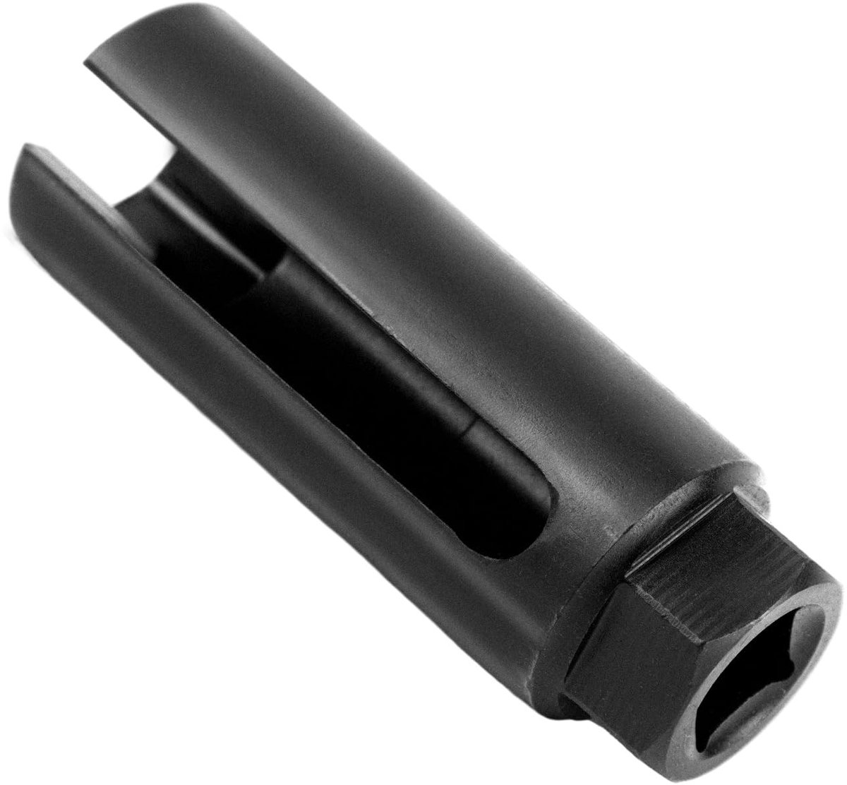 Dailygoods- Zuurstofsensoraansluiting Zwart - Draaduitsparing - 9,5mm Aandrijving - Universeel - Chroom-vanadiumstaal - Voor het Verwijderen van Sleutels - Sensorverwijderaar