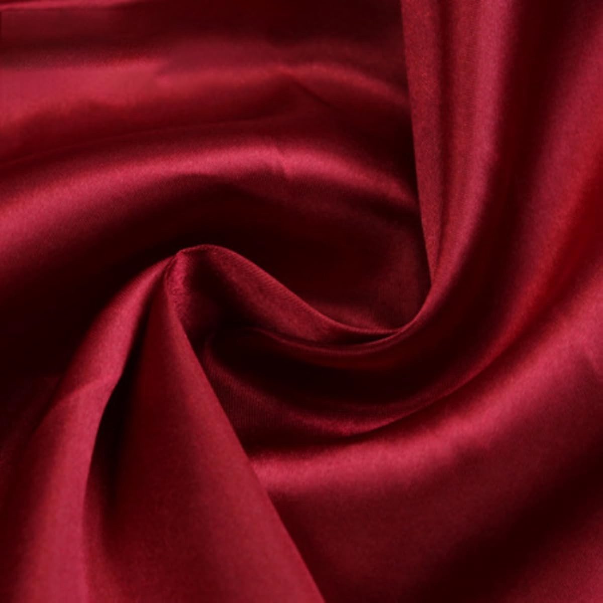Dailygoods- Effen Satijnen Stof - Kledingstof - Decoratiestof - Bekledingsstof - 500 cm x 150 cm - Hoogwaardig Polyester