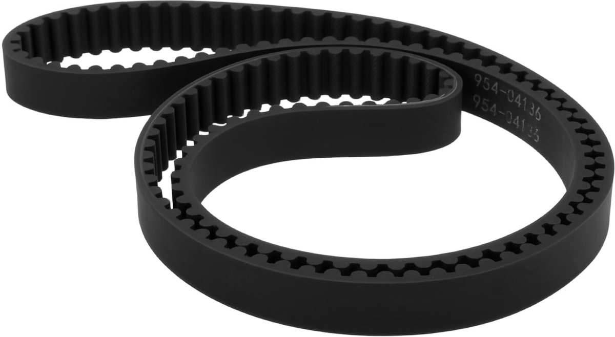 Dailygoods- Aandrijfriem Vervanging 754-04136 - Compatibel met MTD Cub Cadet CC760 - 8 mm Spoed - 20 mm Breedte - 1280 mm Lengte - Eenvoudige Installatie - Maaiertrekriem
