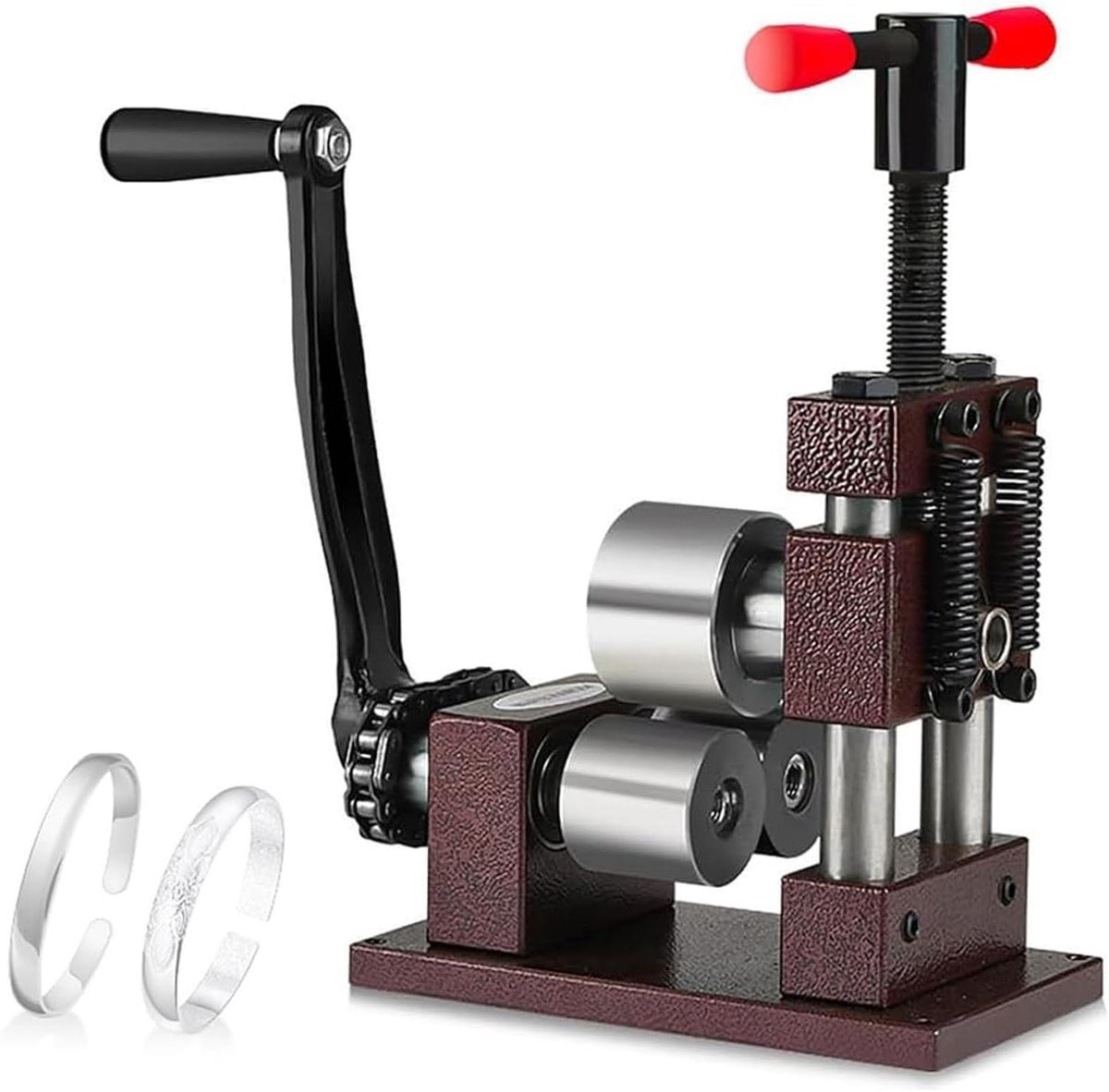 Metaal Buigmachine - Sieraden Gereedschap - Ringen Armbanden Maken - Robuuste Constructie - 29 x 18.3 x 10 cm - Grijs